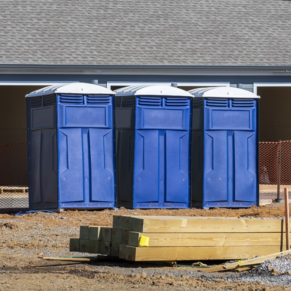 do you offer hand sanitizer dispensers inside the porta potties in Cambridge Springs